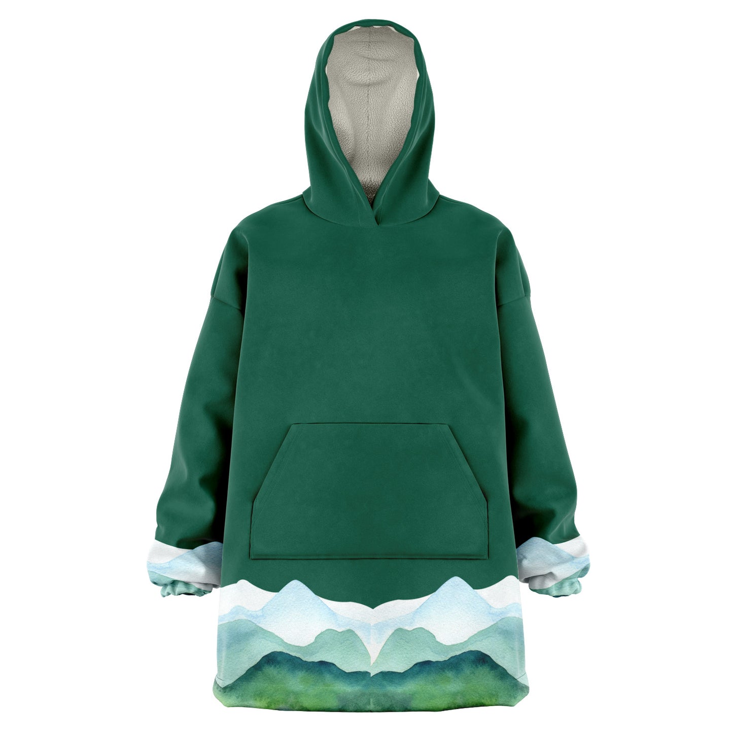 Mountain Watercolor Snuggie