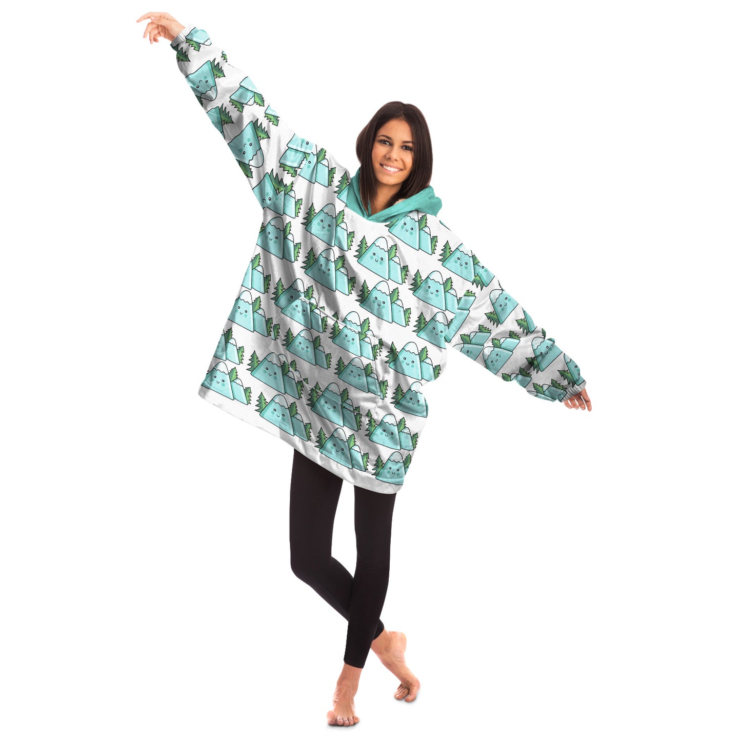 Cartoon Mountain Snuggie