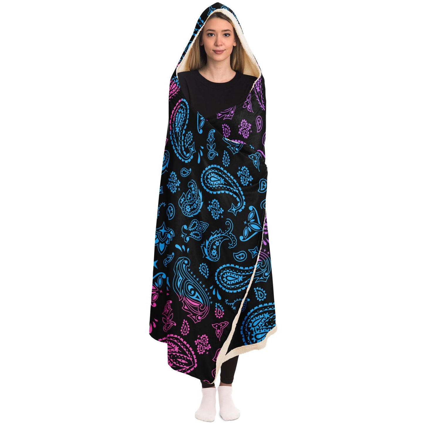 Alpine Society Co. Bandana Hooded Blanket