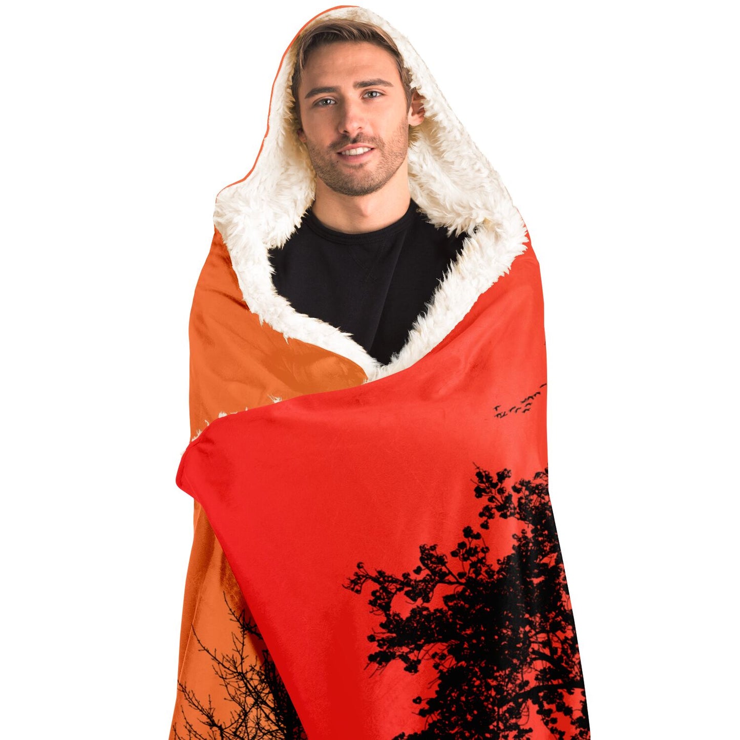 Sunset Wild Hooded Blanket