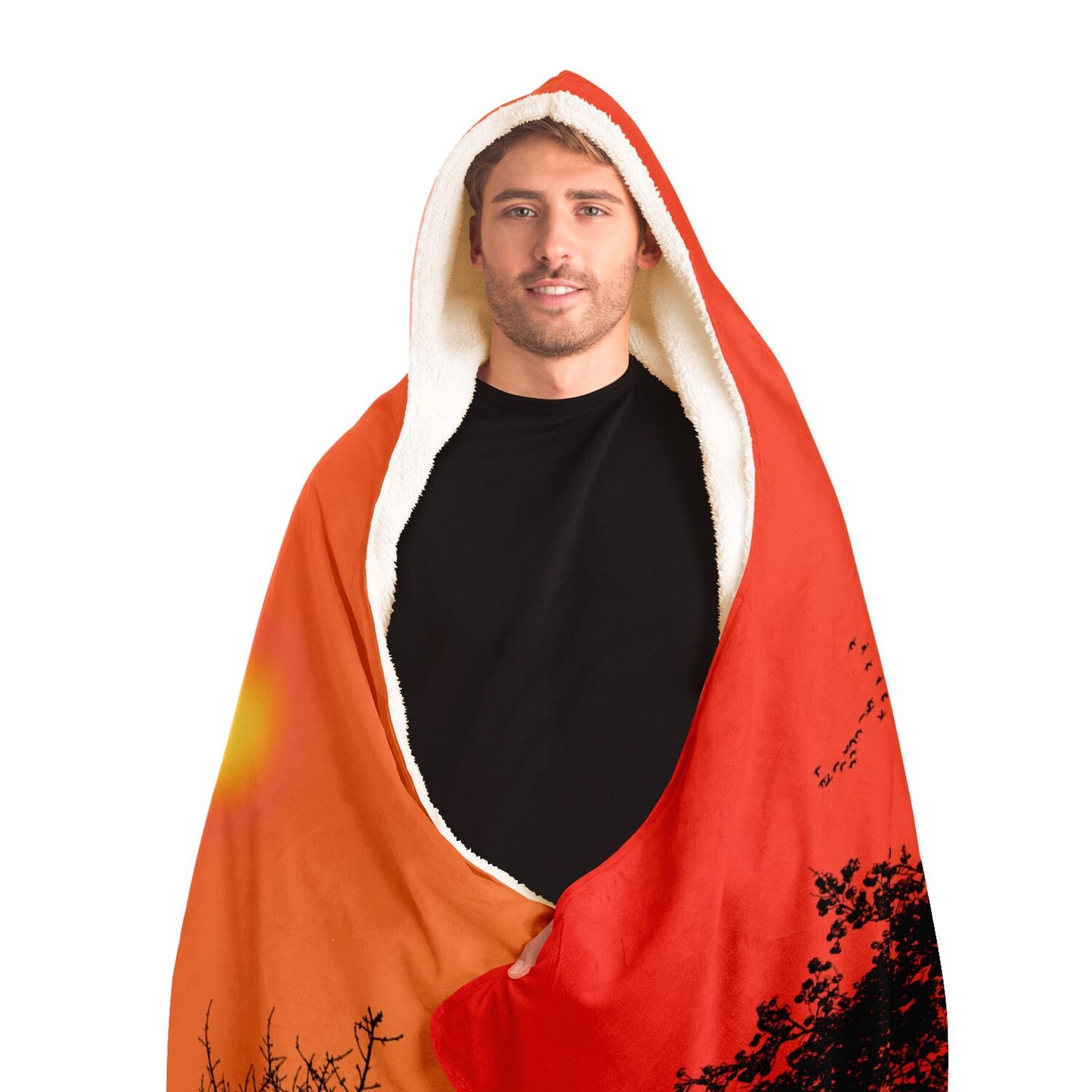 Sunset Wild Hooded Blanket