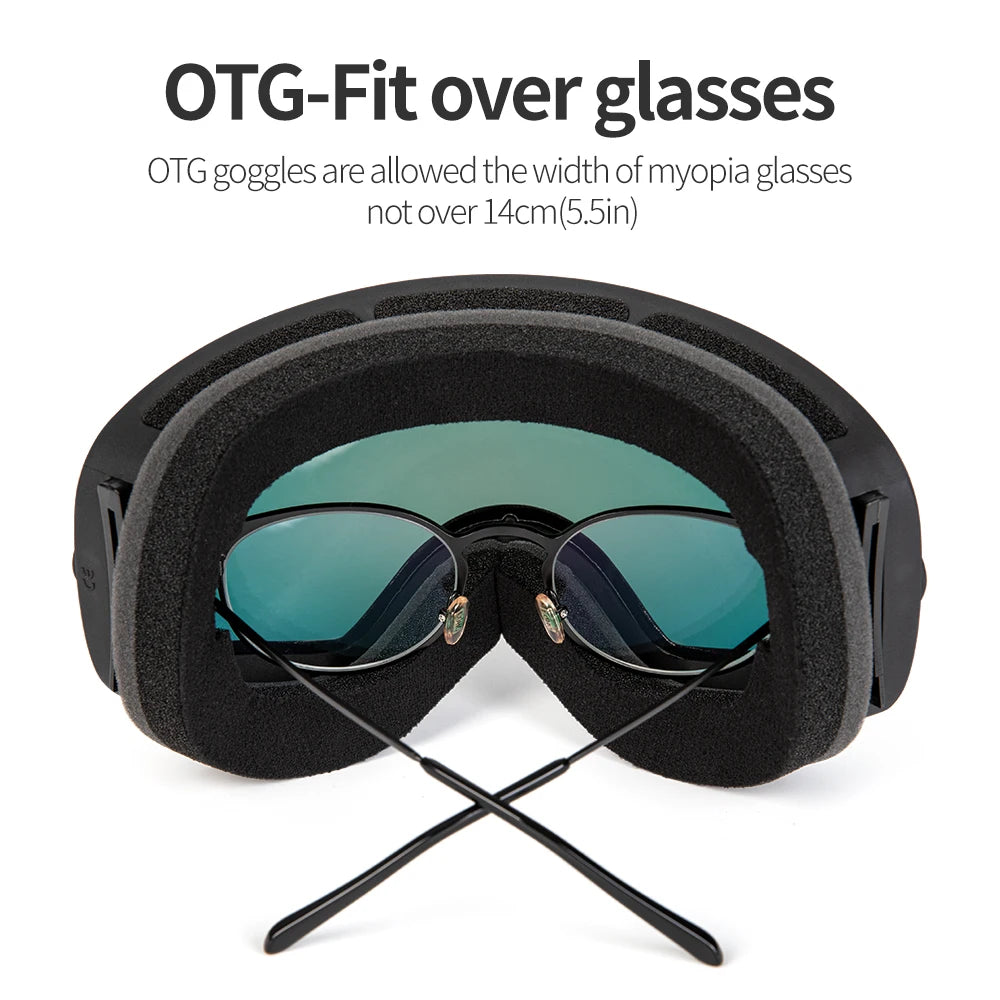 Copozz Adult Snow Goggles- GOG-201 Pro