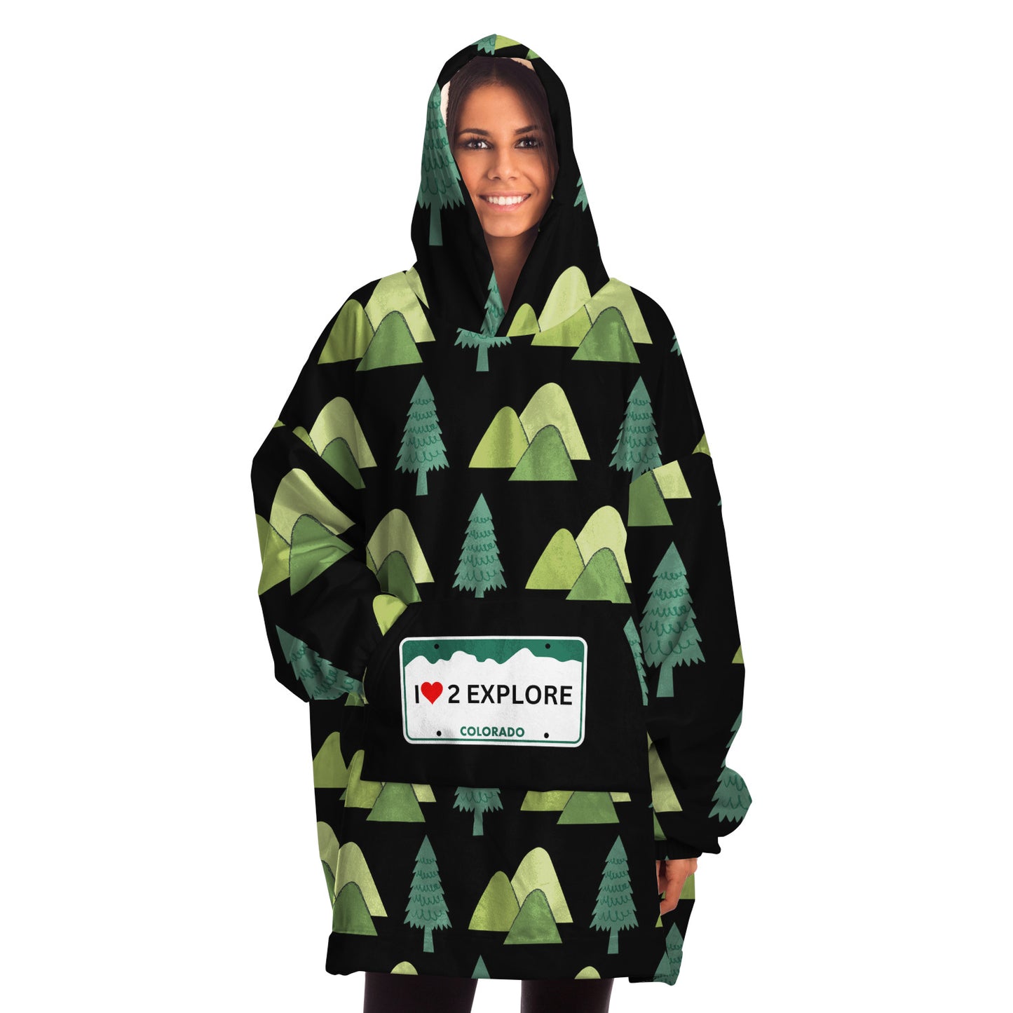 I Love To Explore Colorado Snuggie