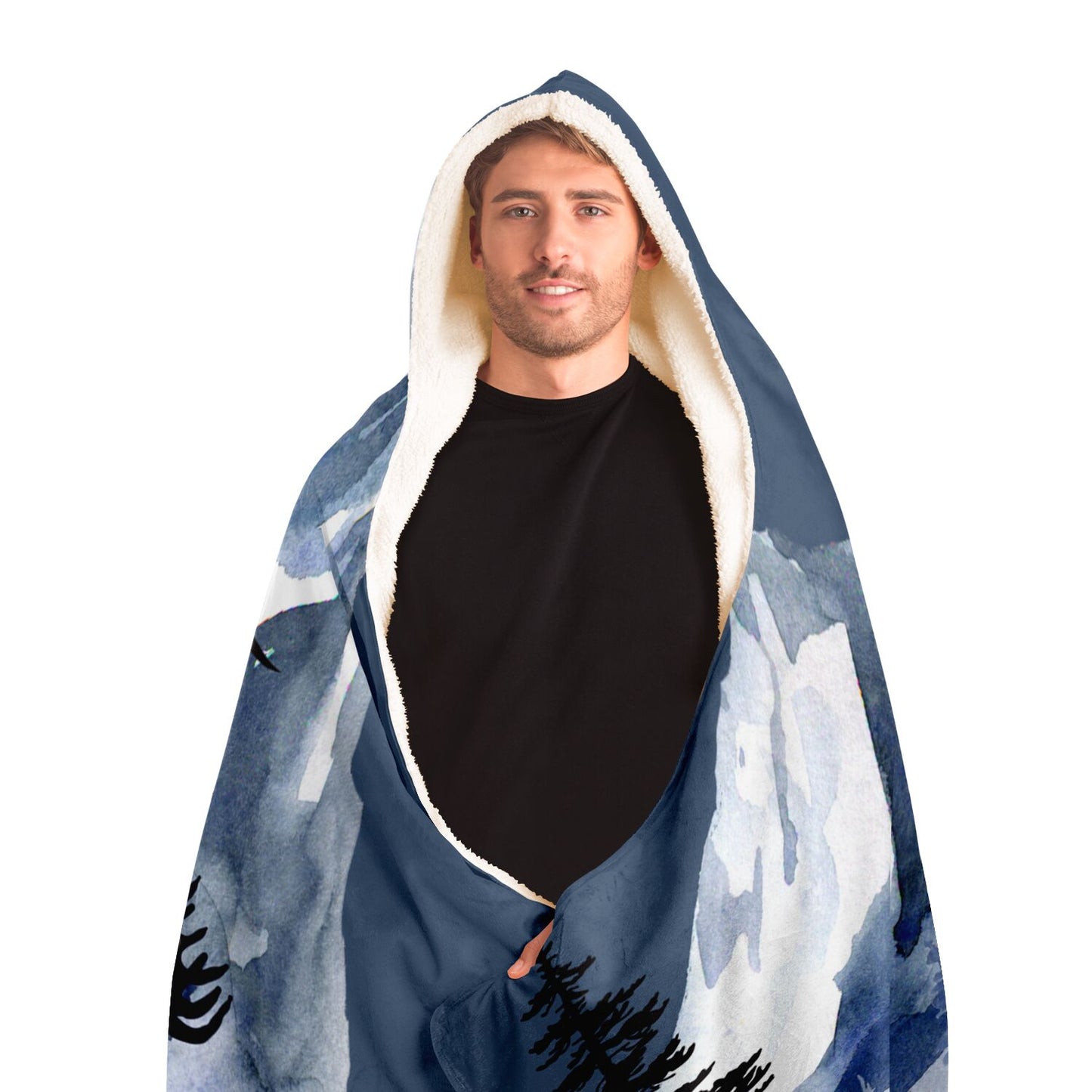 Majestic Moose Hooded Blanket