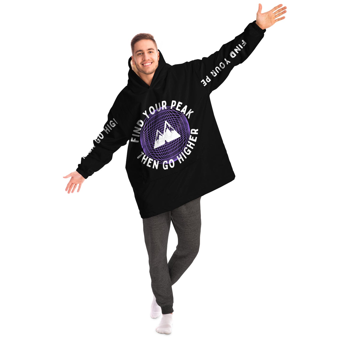 Find Your Peak Then Go Higher Snuggie